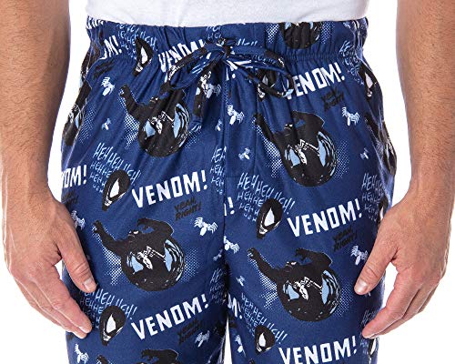 Marvel Men's Venom Vintage Character Adult Sleep Lounge Pajama Pants2