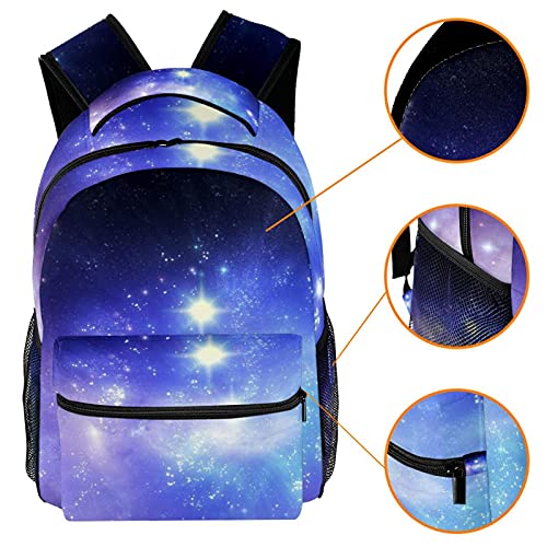 Sac à dos imprimé ciel multicolore avec bretelles confortables unisexes - 3