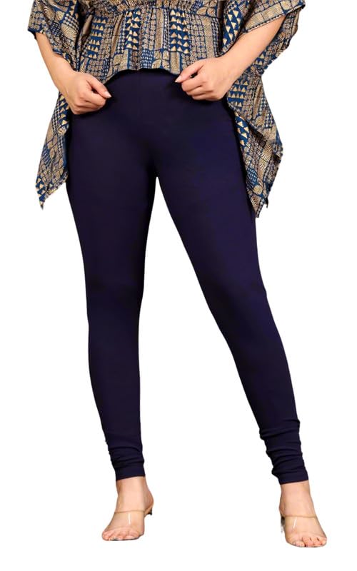 aramya Knitted Cotton Marron Solid Casual Wear Leggings for Women-picture-29