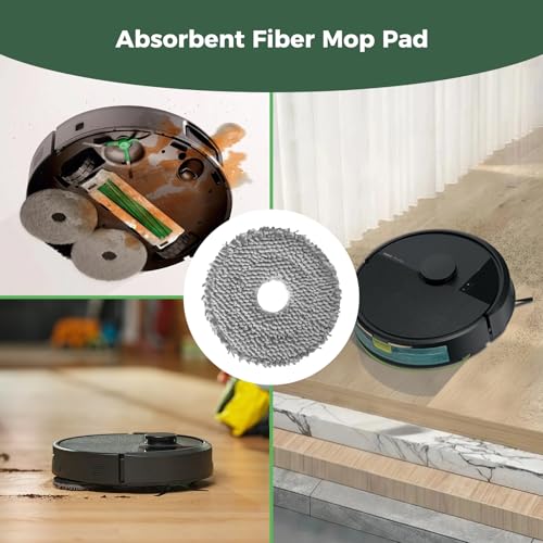 Image of 24 Pcs Replacement Parts for iRobot Roomba 505X Combo /Plus 405 /505 /507 Combo Robot Vacuum Cleaner: 1 Main Brush, 6 Dust Bags, 6 Mop Pads, 4 Filters, 6 Side Brushes and 1Cleaning Brush(400 /500 Series)
