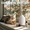 SALUBRITO Essential Oil Diffuser, 100ml Ultrasonic Aroma Diffuser for Essential Oil with Auto Shut-Off, 7 Colour LED Lights, Cool Mist Humidifier for Home, Office, Bedroom, White #1