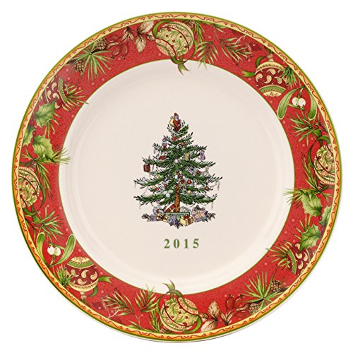 Spode Christmas Tree Annual Edition 2015 Collector Plate, Multicolor