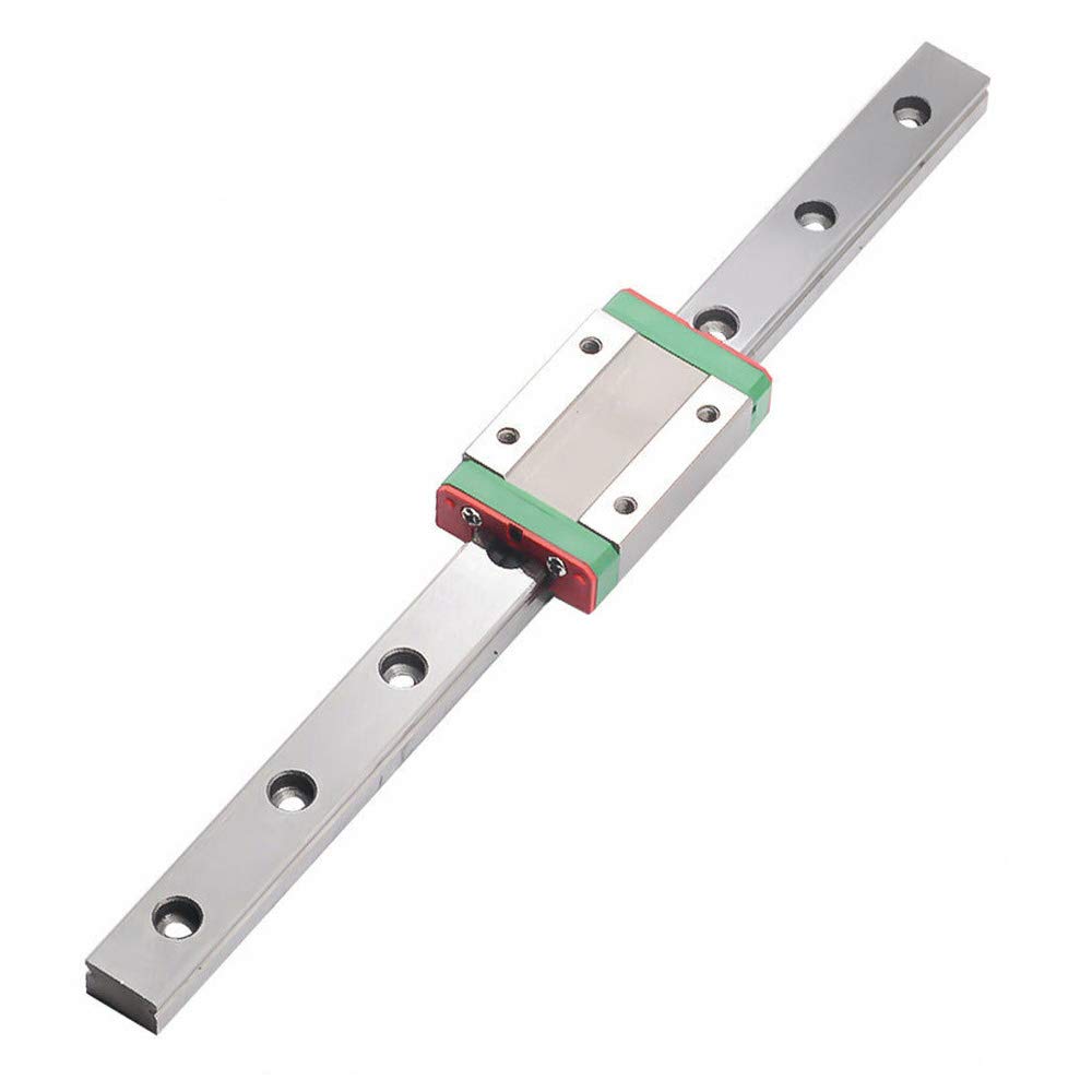 Tooldo 12Mm Miniature Linear Slide Rail Guide + 300Mm Mgn12h Sliding Block Diy Cnc 3D Printer