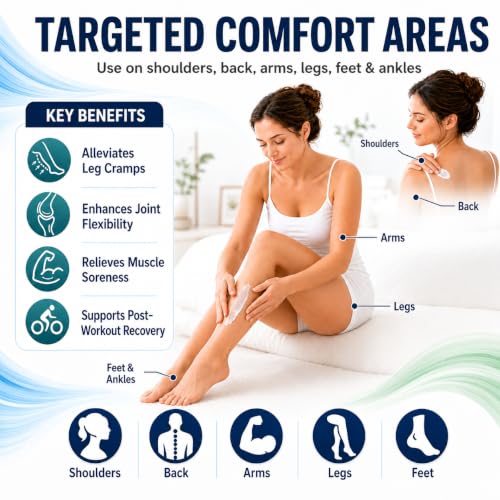 Image of DVO Magnesium Cream - Fast Relief, MSM & Arnica for Muscle Pain, Soreness & Cramps, Fast Absorbing, Non-Greasy, Ideal for Legs, Feet & Shoulders, 5.29 oz