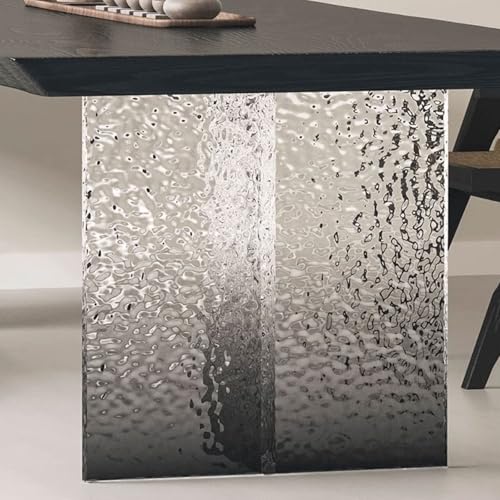 Pieds de table acrylique orange 70x70 pour banc table basse chaise