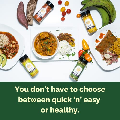 Healthy Rican Adobo Sazon Sofrito Spice Savory Herb Seasoning Mixes Meat Vegetables Stews Bbq Non Gmo No Msg Artificial Flavors Gluten Free Diabetes Sodium Keto Friendly Whole 30 Approved (Savory) #TOP4