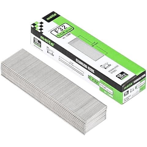 meite 18 Gauge Brad Nails 1-1/4 Inch Cover
