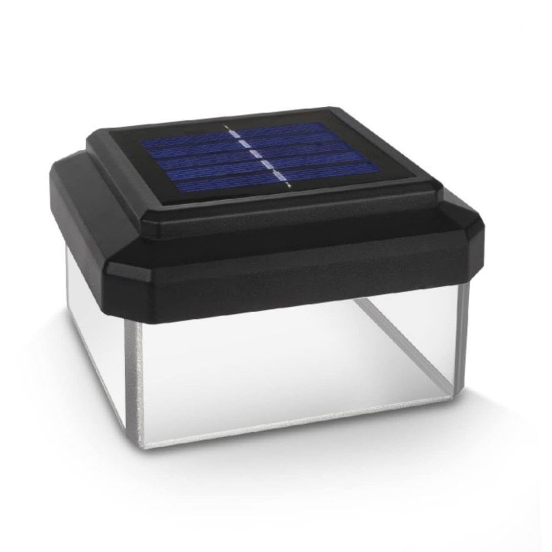 Green Blue GB128 LED Fence Post Solar Lamp 100 * 100 with Dusk Sensor