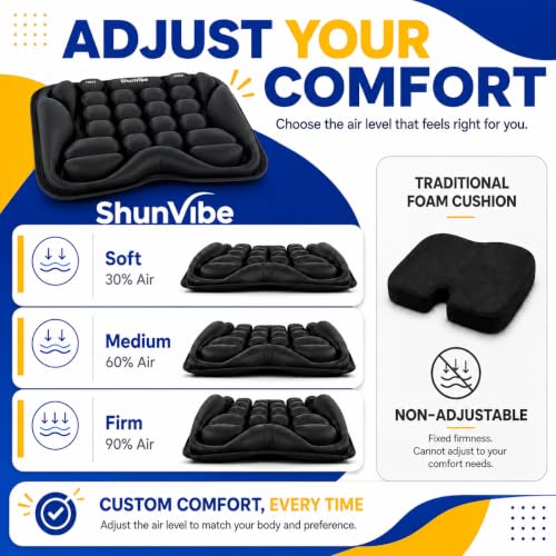 ShunVibe Adjustable Air Cell Cushion
