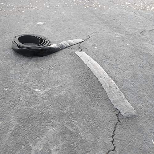 Asphalt Crack Filler Tape For Tarmac Parking Lot And Driveway Rubberized Crack Repair 2" Width 50' Length Heavy Duty 3Mm Thick #TOP1