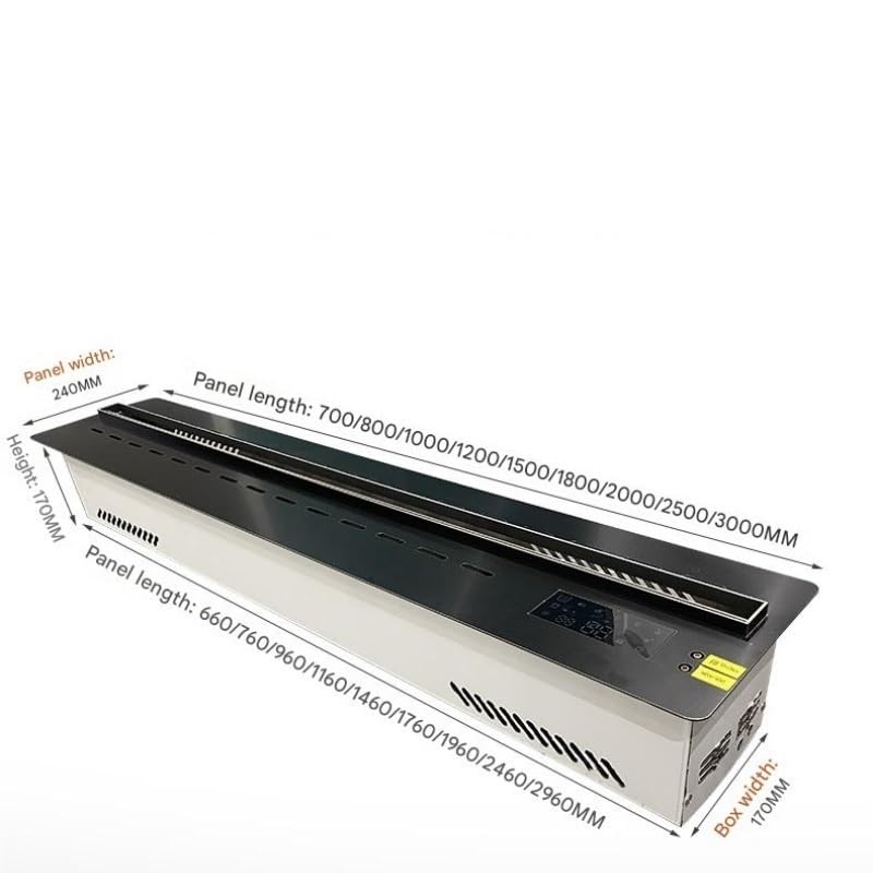 Kominek na parę wodną 3D zamgławiający kominek, dekoracja wnętrz, elektroniczna symulacja ognia, kominek elektryczny, nawilżacz powietrza do domu dekoracyjny kominek elektryczny (2000 mm)
