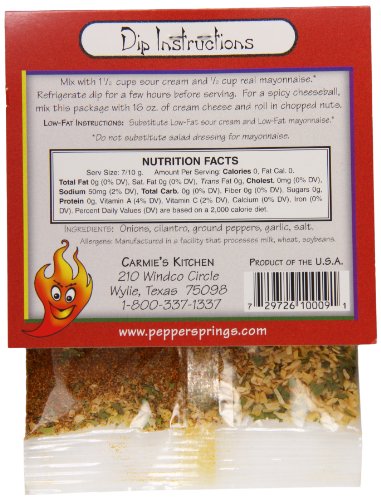 Carmie's Kitchen Texas Wildfire Dip Mix, 0.8 Ounce - image 2