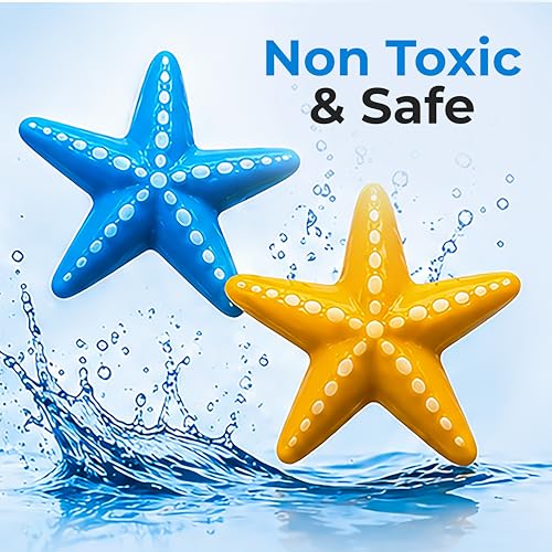 Image of Brewish Starfish for Bubble Lamp, Fake Fish Aquarium Decor for Bubble Tube Lamps, Fish Tank Accessories Floating Fishes Toy for Swimming - 12 Piece Set