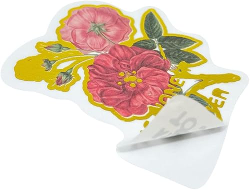 Miniatura 10 de allydrew Calcomanías decorativas para álbumes de recortes, manualidades para papelería, diario, fabricación de tarjetas (60 unidades), lámina dorada