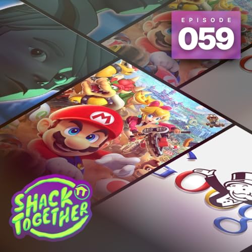 Page de couverture de Shack Together 059 - Mario Kart World Direct, Blue Prince, feat. Donovan Erskine + David Craddock
