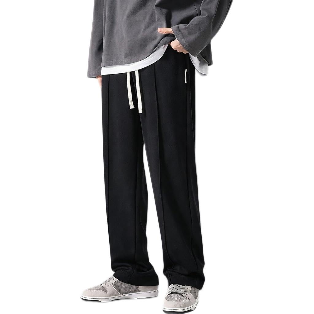 Men’s Lycra Cargo Track Pants – Loose Fit Joggers Trousers with Pockets, Stretch Fabric & Elastic Waist | Korean Style Casual Travel, Gym & Lounge Wear for Men-image-23