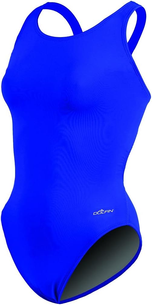 Dolfin XtraSleek Womens' One Piece Swimsuit - Athletic HP Back, Competition Swimwear