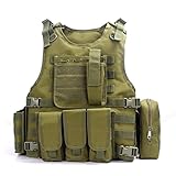 Einstellbare fit für Erwachsene Weste, S-XXL, für Zielschießen, Strafverfolgung, Soft-Air & Paint Ball.