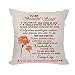 Housse de coussin Sister Gifts from Sister - Cadeau d'anniversaire pour sœur (SISTER-1)
