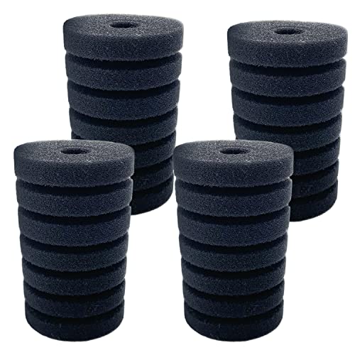 RedBeryl スポンジフィルター XY-2830用 XY-2831用 交換用 水槽 ろ過装置 取替え 水草 シングル ダブル スポンジ フィルター (交換用フィルター(小) 4個)