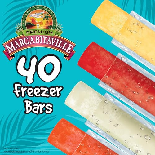 Image of MARGARITAVILLE Freezer Pops, Variety Pack, 2 oz, 40 Count