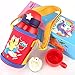 longsing Bambini Thermos,Bambini Tazza da Viaggio Thermos per Bambini in Acciaio Inossidabile con Coperchio per Tazza in Paglia Boccetta per Bevande Dirette Boccetta 3 in 1 per Bambini