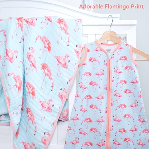 Image of LollyBanks Sleep Sack, 100% Cotton Neutral Baby Sacks, 0.5 TOG Sleep Sacks Lightweight with 2-Way Zipper