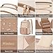 WINDARS School Backpack for Teens Girls, Aesthetic College Backpack Large Bookbag for Women Students Fashion 17 Inch Laptop Bag for Work Travel (Khaki Beige)