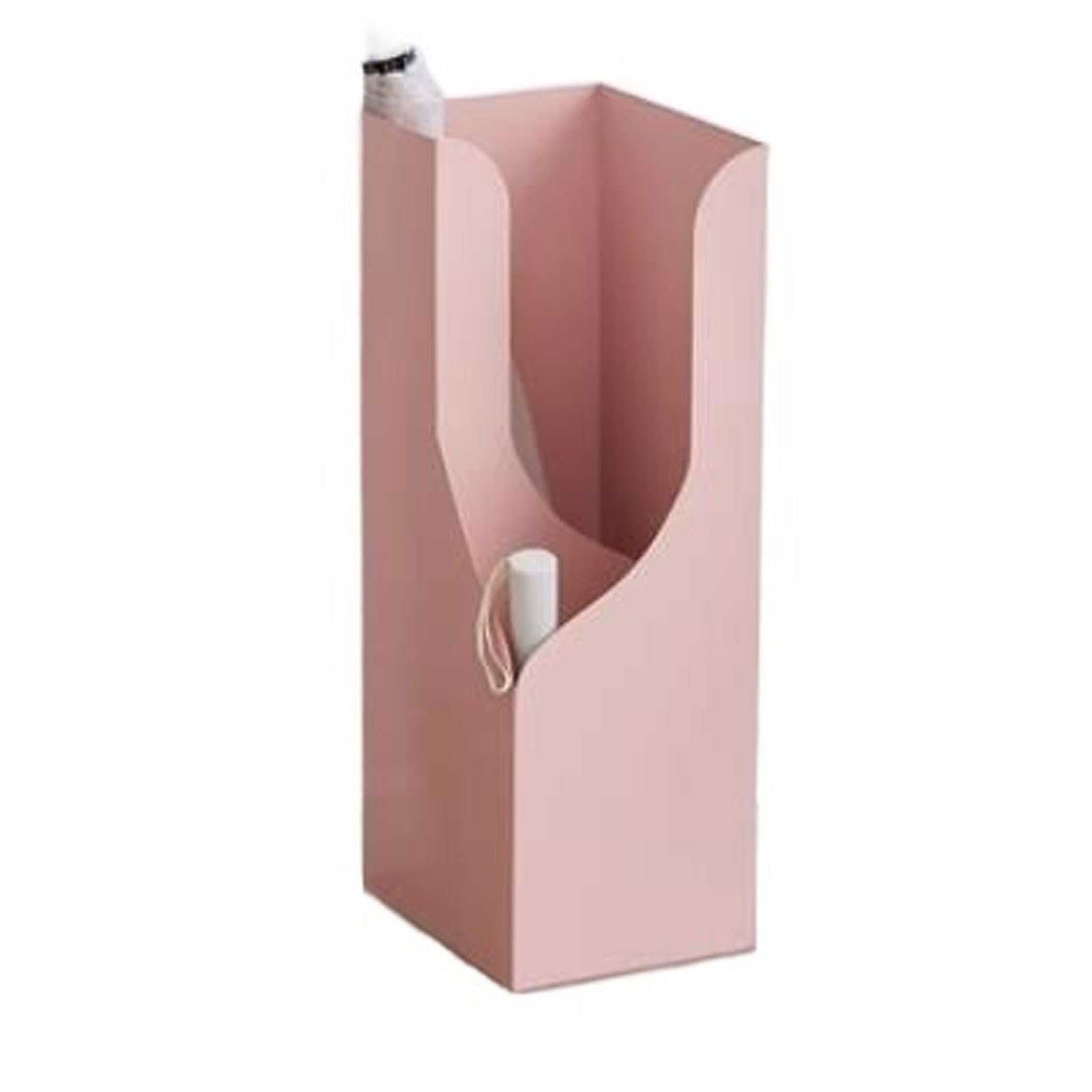 Lizhuzhuzs28 Freestanding Double Layer Umbrella Stands Holder for Entryway, Stand Free Standing Bucket Bin for Home Office Decoration, for Long & Folded Canes Walking Sticks Office(Pink)