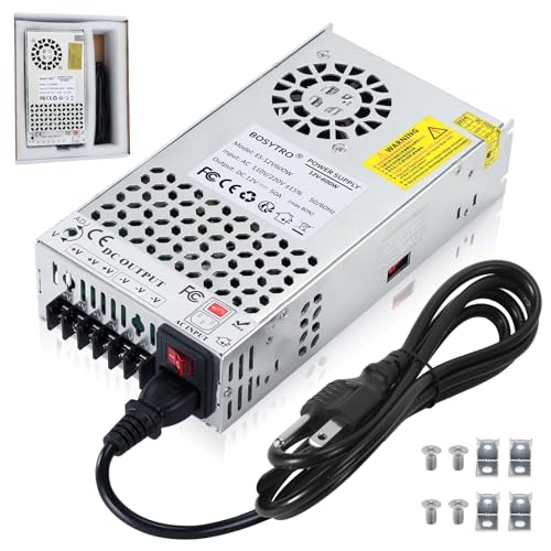 Image of Upgraded 12V DC Power Supply 600W 50A AC to DC Converter Switching Power Supply for Led Strip, Motor Pump, CCTV, 3D Printer, Electronic Instruments, Lab Computer