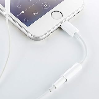 Adaptateur de casque pour iPhone Dongle 3,5 mm avec micro jack stéréo pour iPhone 13 12/11 Pro/8/8Plus/7Plus/XS MAX