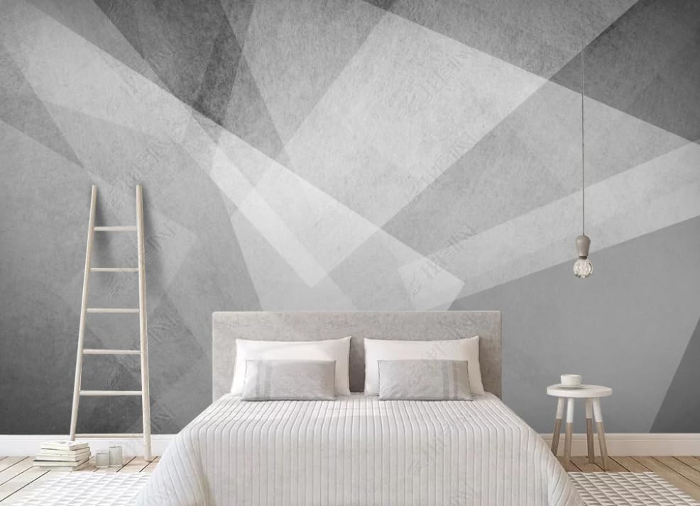 Papier peint intissé géométrique pour habiller un grand mur vide