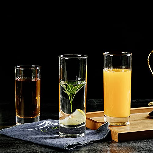 Glass Cups 10 Oz,Qappda Clear Highballl Glass Cocktail Glass Drinking Glasses For Kitchen,Heavy Base Water Cup For Juice,Cocktails,Beverages,Drinking Cups Beer Cups Set Of 12 Kty1002 #TOP4