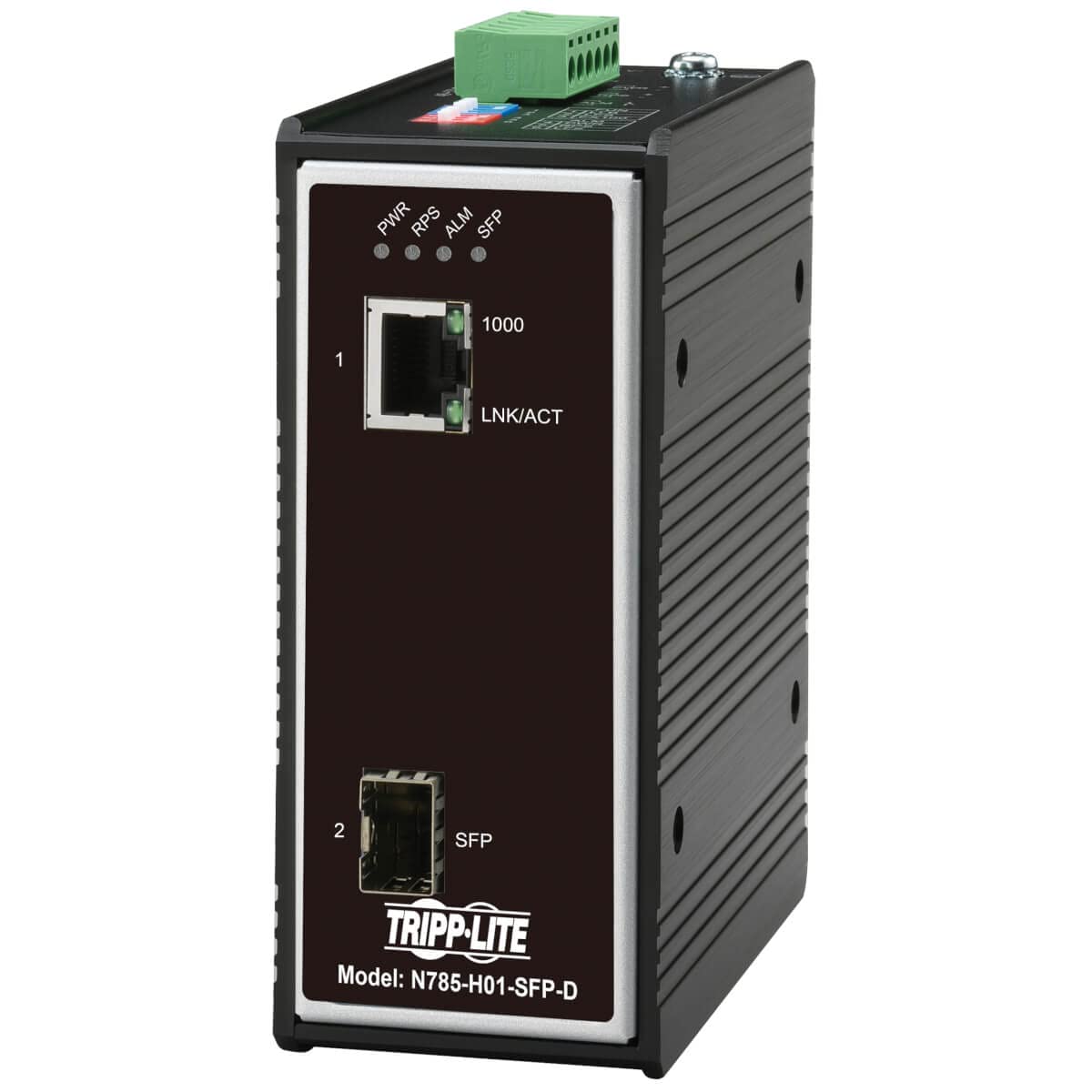 Tripp Lite Industrial Heavy-Duty Network Copper Ethernet to Fiber Optic SFP Transceiver Media Converter Extender, SFP to RJ45, 10/100/1000 Mbps, IP30 House, DC Power, 2-Year Warranty (N785-I01-SFP-D)-image-25
