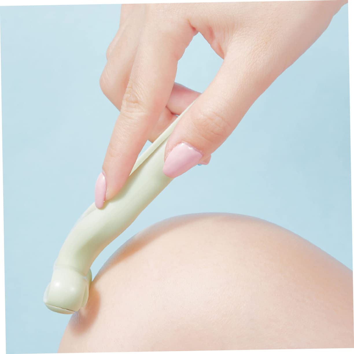 4 Pezzi Rasoio Elettrico per Donne Depilatore Ascelle e Corpo Strumento Rimozione Pelo per Gambe Facile Usare Design Ergonomico Portatile per Viaggi e Regali