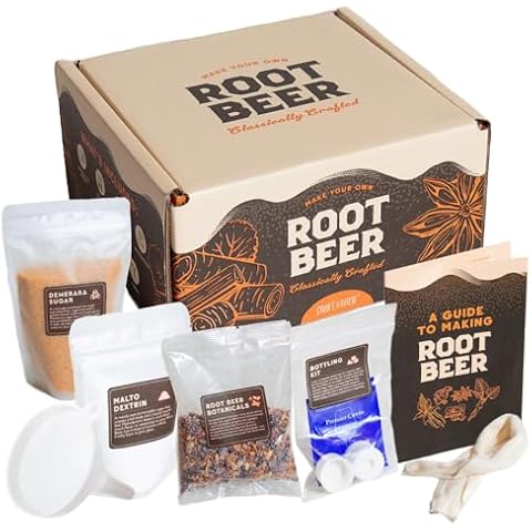 Craft A Brew - Root Beer Kit - DIY Root Beer Making Kit - Make Your Own Craft Root Beer - Complete Equipment and Supplies - Starter Home Brewing Kit - 1 Gallon Cover