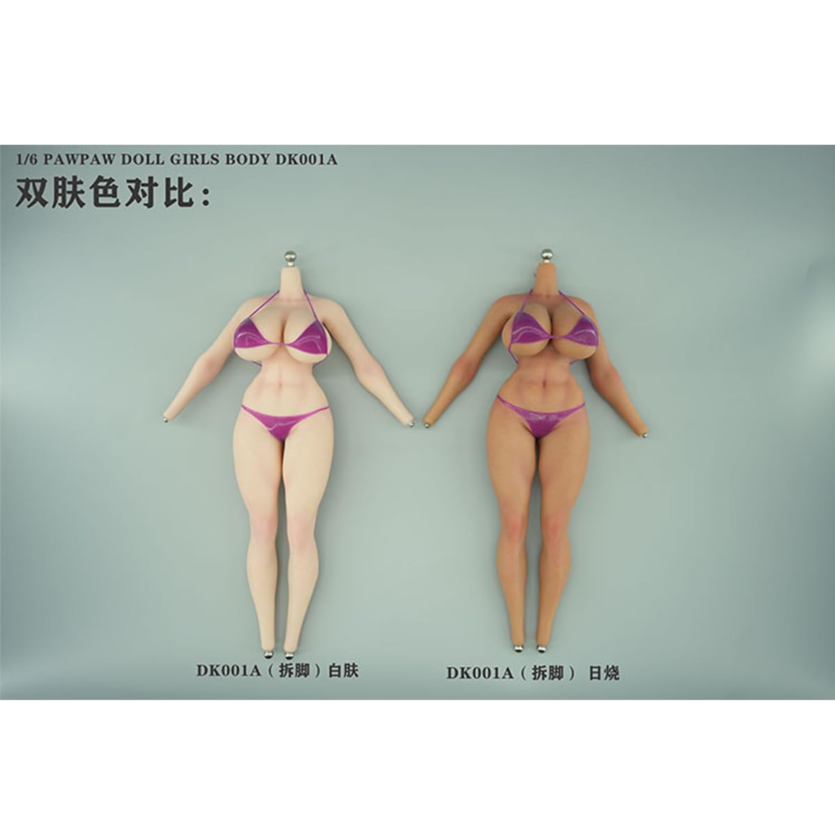 Amazon | HiPlay PAWPAW DOLL 1/6 シームレス 素体 女性 DK001A ピンク