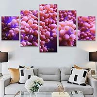 SIGNWIN 5 Panel Canvas Wall Art Deep Under for Home Decorations Ready to Hang - 60