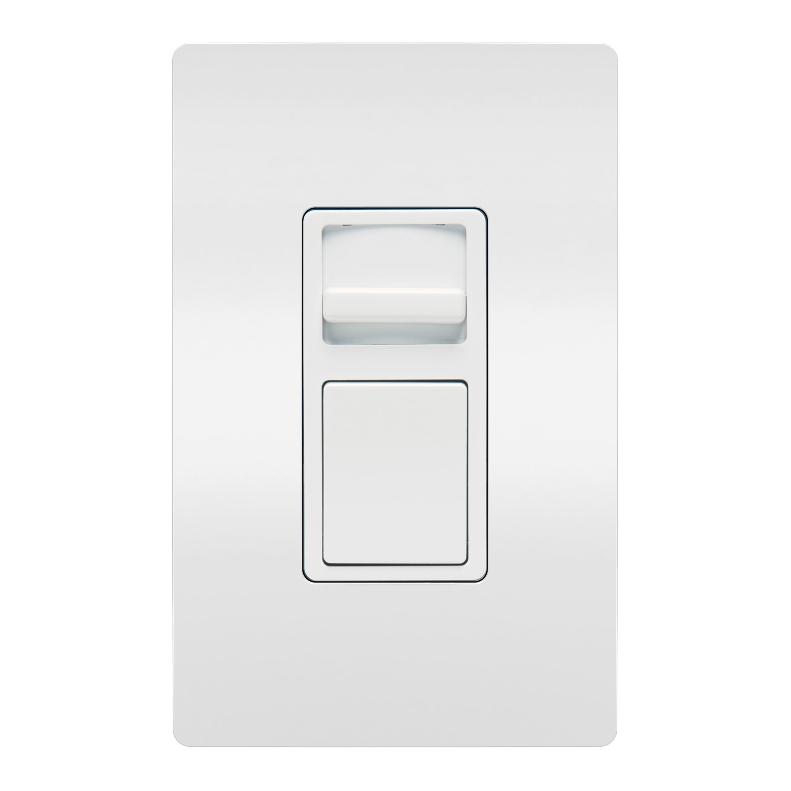 Legrand - Pass & Seymour Wide Slide Series CFL/LED/Incandescent Single Pole 3-Way Paddle Slide Dimmer, Preset, White