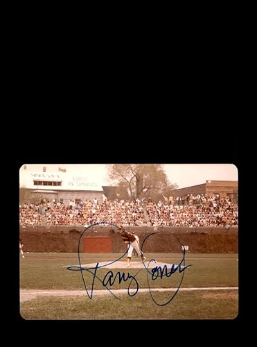 Randy Jones Signed Original 1980 4x6 Snaphot Photo Padres At Cubs Wrigley
