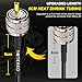 YOTENKO RG58 Coaxial Cable 49.2ft, CB Coax Cable, UHF PL259 Male to Male Cable 50 Ohm Coax Low Loss for HF VHF CB Radio, Ham Radio, SWR Meter, Scanner, Antenna Analyzer