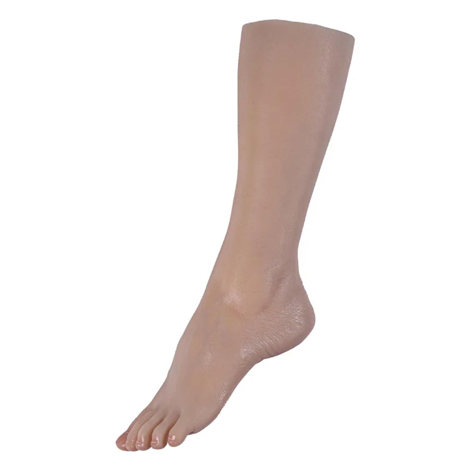 Moo di Piede Femminile in Silicone Platino Gamba di Simulazione realistica for Oggetti di Scena da tiro Schizzo Disegno Scarpa Display Piedi Fetish Art ZHT3(Toes with Bone,One Pair)