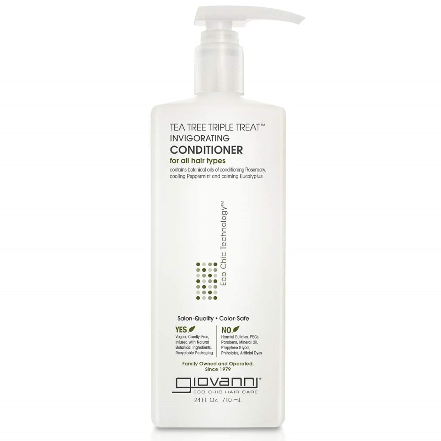 Giovanni Cosmetics Tea Tree Triple Treat Invigorating Conditioner, 24 Oz