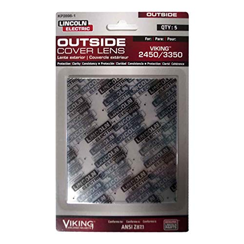 Lincoln KP2898-1 VIKING 750S, 850S, 3350 Outside Cover Lens Pack of 5