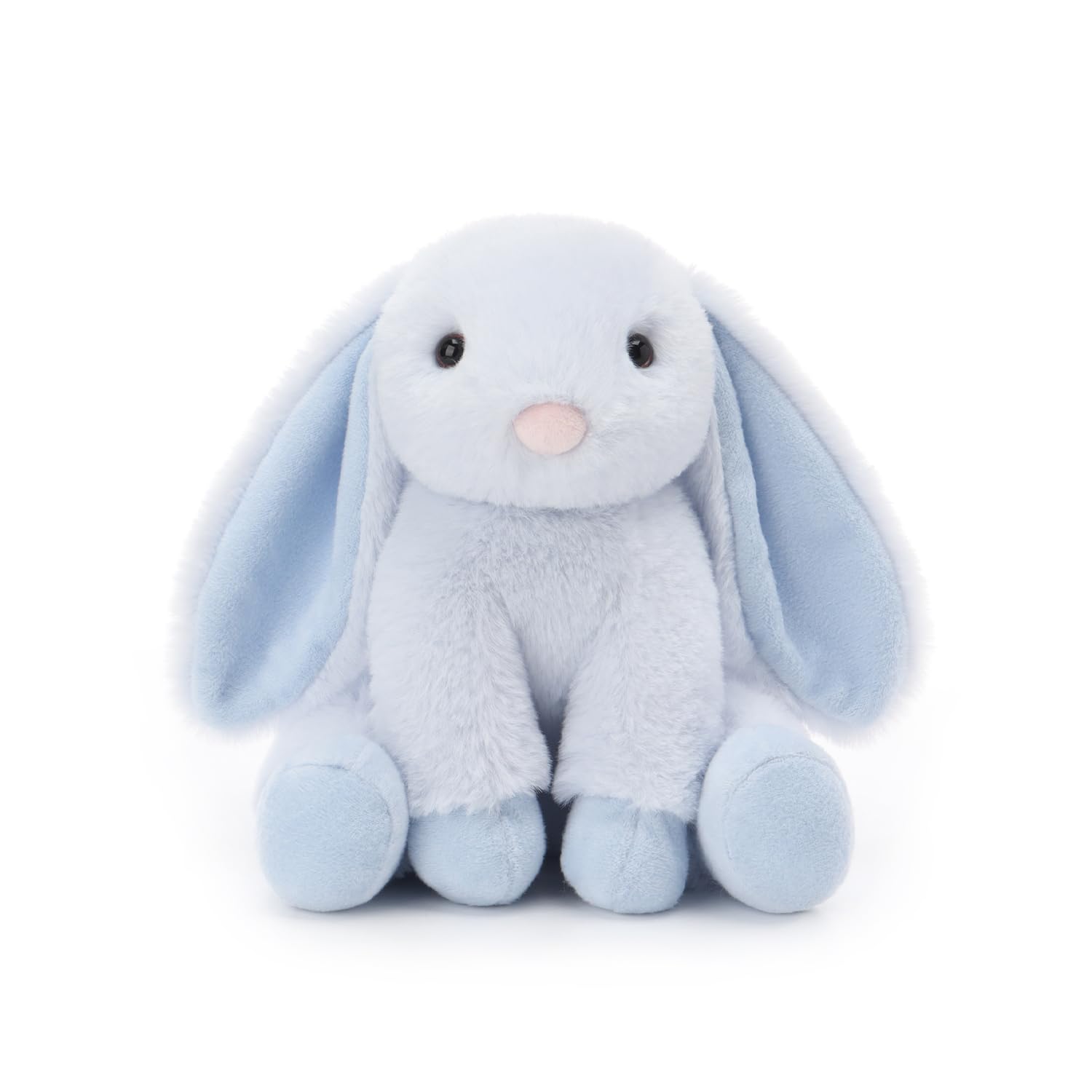 Apricot Lamb Light Blue Bunny Rabbit Plushies Stuffed Animals for Baby Girl and Boy, Soft Cute Plush Toys for Kids, 8 Inches โ image 1