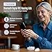 Vivtone Bluetooth Hearing Aids with Phone Call & Music Streaming, APP Control for Precise Fitting, Rechargeable OTC Hearing Aids for Seniors Adults Men Women, Xpure2.0, White Case