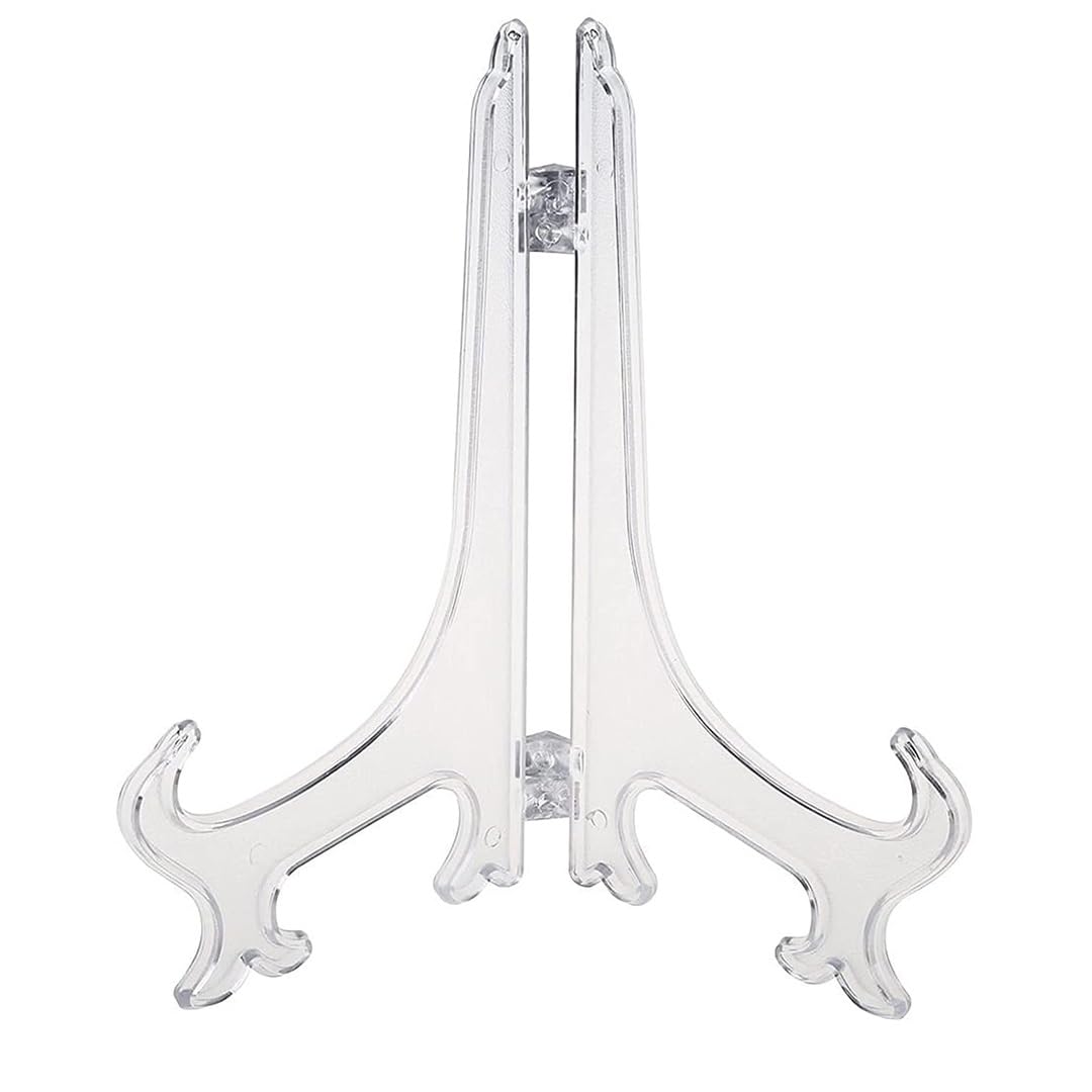 VINTAGER Plate Stand Holder Easel 5 Inch Display Stand Photo Pictures at Weddings Home Decoration Birthdays Tables | Decorative Collectibles (Pack of 1)