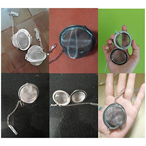 3PCS Tea Infuser, Upgraded Tea Strainer, Premium Tea Infusers for Loose Tea, Tea Steeper, Tea Ball for Tea Flavoring Herbal Spices Seasonings - Thumbnail 5