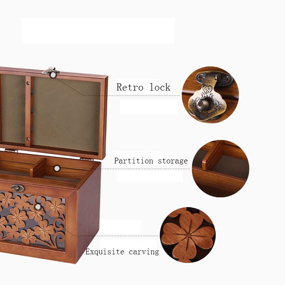 Erste Hilfe Set/Verbandskasten Holz Medical Box Erste Hilfe Box Container Box Tragbare Aufbewahrungsbox Familie Erste-Hilfe-Kit Retro Medizin-Box Familienmedizin Box