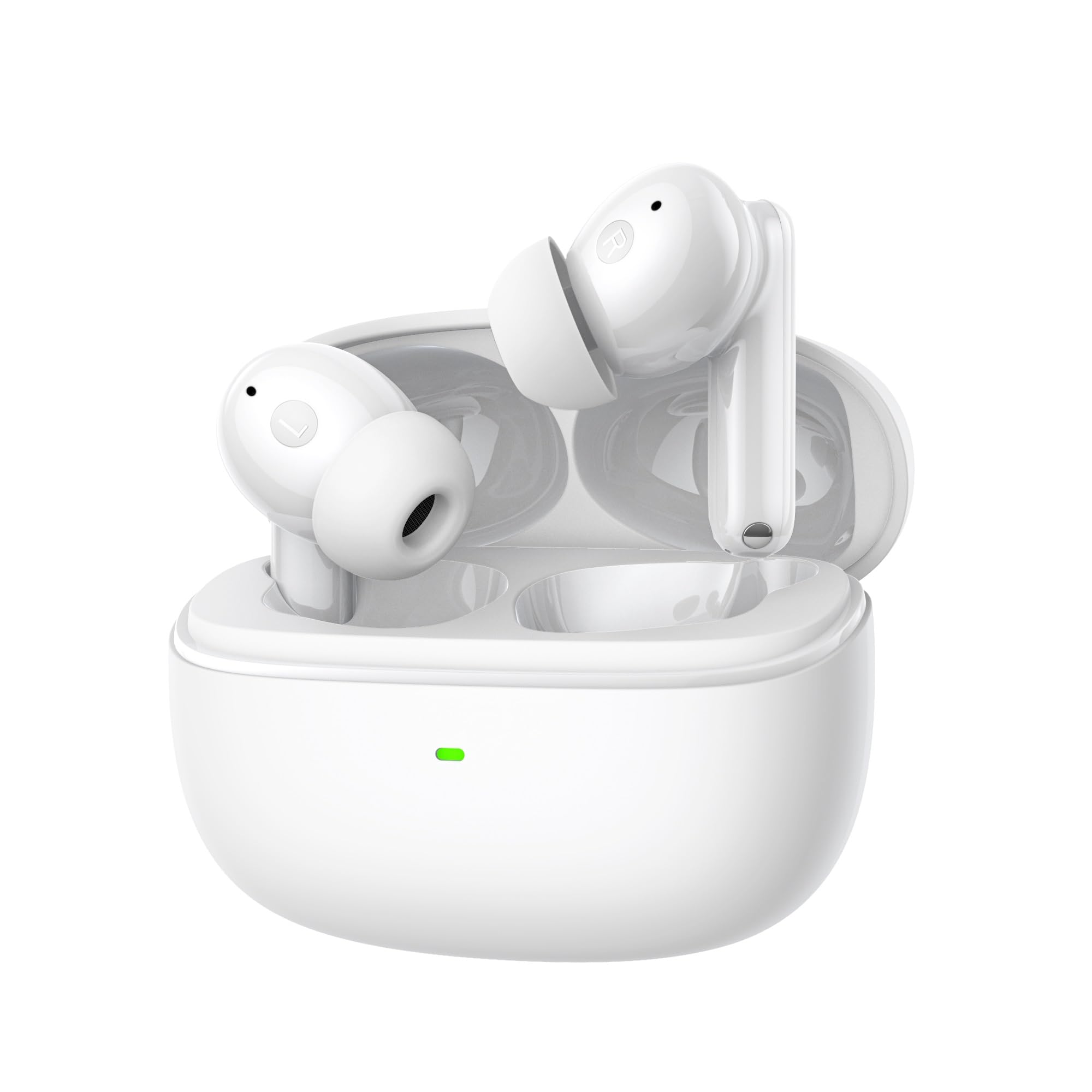 HATOR Hyperpunk Truepods Hybrid ANC Écouteurs intra-auriculaires Bluetooth 5.4 avec réduction active du bruit hybride, batterie 25 h, mode transparent, faible latence 40 ms, IPX4, contrôle tactile